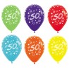 Globo latex nº 50 30 cm 12 und sempertex colores surtidos