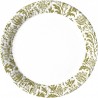 Platos flores vintage 8 uds 23 cm