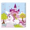 Servilletas unicornio cumpleaños 20 uds