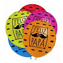 Globo Felicidades Papa 10 uds cm