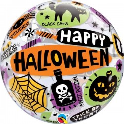 Globo Burbuja Halloween transparente