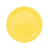 Platos amarillos carton 8 uds 23 cm