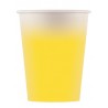 Vasos cumpleaños Amarillos carton 8 uds