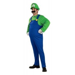 Disfraz Luigi deluxe para hombre adulto Talla L