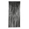 Cortina metalizada negra 100x240 cm
