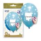 Globos primera comunion nino 6 uds 30 cm