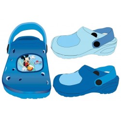 Zuecos playa mickey mouse crock talla 30 31 azules