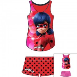 Conjunto ladybug camiseta con pantalon talla 5 anos color roja