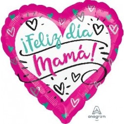 Globo feliz dia mama 45 cm helio o aire