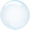 Globo redondo transparente azul