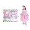 Disfraz princesa rosa para niña 3-6 años
