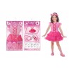 Disfraz bailarina rosa para niña 3-6 años