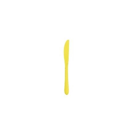 Cuchillos amarillo 10 und