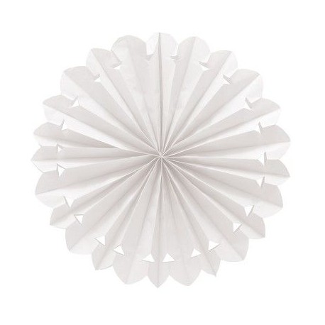 Abanico blanco de 50 cm decoracion fiesta