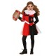 Disfraz arlequin asesina rojo y negro nina 5 6 anos