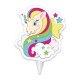 Vela unicornio para tarta