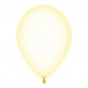 Globos cristal pastel amarillo 50 uds 30 cm