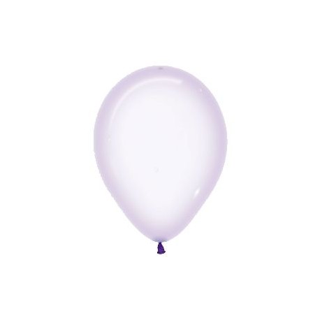 Globos cristal pastel lila 50 uds 30 cm sempertex