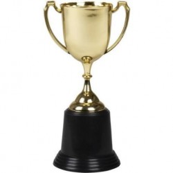 Trofeo copa dorada 22 cm personalizable