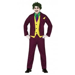 Disfraz payaso loco hombre talla L 52 54 Joker