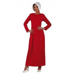 Disfraz criada rojo para mujer talla M 38 40