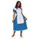 Disfraz Alicia vestido azul talla M 38 40