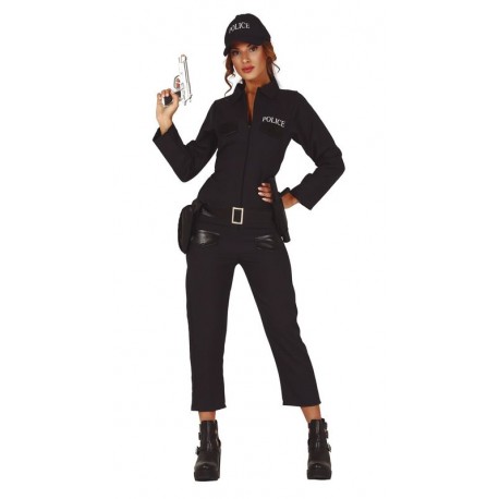 Disfraz policia mujer SWAT talla S 36 38