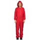 Disfraz ladron mono rojo capcuha mujer talla M 38 40