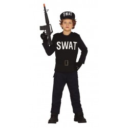 Disfraz SWAT para nino talla 5 6 anos