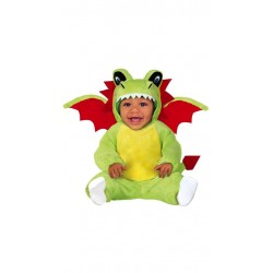 Disfraz dragon verde para bebe 12 18 meses