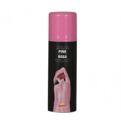 Maquillaje en espray rosa 75 ml para pelo y cuerpo