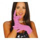 Guantes rosa cortos 20 cm