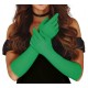 Guantes verdes largos 42 cm