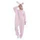 Disfraz conejo rosa pijama para hombre