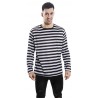 Camisa rayas negras y blancas preso talla L adulto