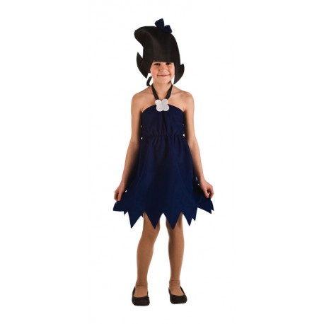 Disfraz troglodita azul similar Betty 3 5 anos