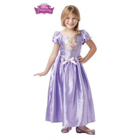Disfraz Rapunzel para nina sequin classic talla 5 6 anos