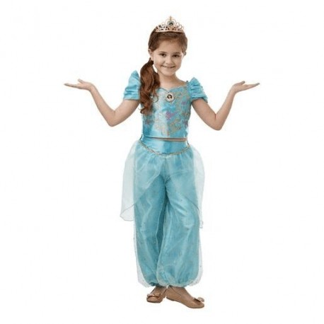 Disfraz princesa Jasmine deluxe para nina talla 7 8anos