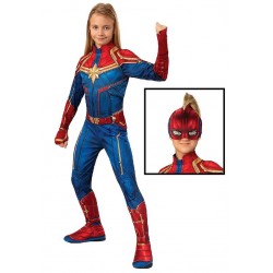 Disfraz capitana marvel para niña original