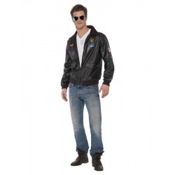 Cazadora Bomber Top Gun para hombre talla L