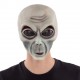 Mascara alien extraterreste blanco