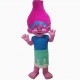 Disfraz trol rosa cabezudo mascota