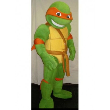 Disfraz tortuga ninja mascota cabezudo