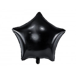 Globo forma estrella 48 cm negro