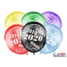 Globos latex 2020 nochevieja 6 uds 30 cm