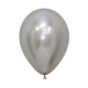 Globos Plata reflex chrome 12 uds 30 cm Sempertex