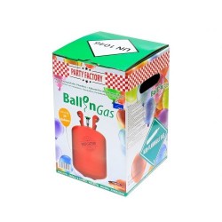 Botella de helio barata pequena 20 globos