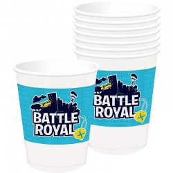 Vasos Battle Royal simil Fornite 8 uds 473 ml