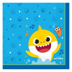 Servilletas Baby Shark 33x33 cm 16 uds