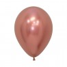 Globo reflex rosa dorado R5 12,5 cm crome